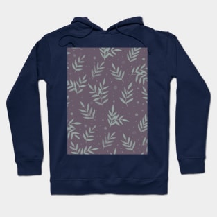 Magical branches - grey and xanadu Hoodie